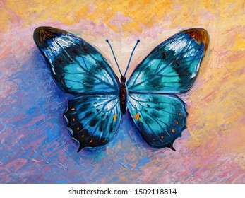 Abstract painting butterfly | Stock Photo and Image Collection by S