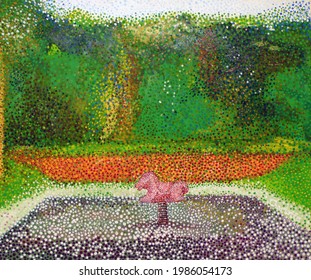 Tightly lunch auction 1,182 Pointillism Painting Images, Stock Photos & Vectors | Shutterstock