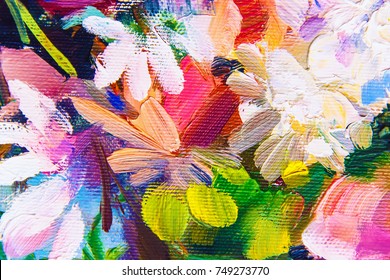 Oil Painting, Impressionism Style, Flower Painting, Still Painting Canvas, Artist, Painting,