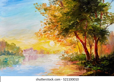 Landscape Painting Images Stock Photos Vectors Shutterstock