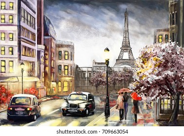 Oil Painting Paris High Res Stock Images Shutterstock