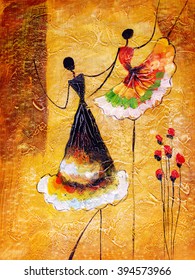 Oil Painting - Spanish Dance