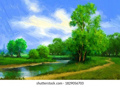 夏林水彩画 のイラスト素材 Shutterstock