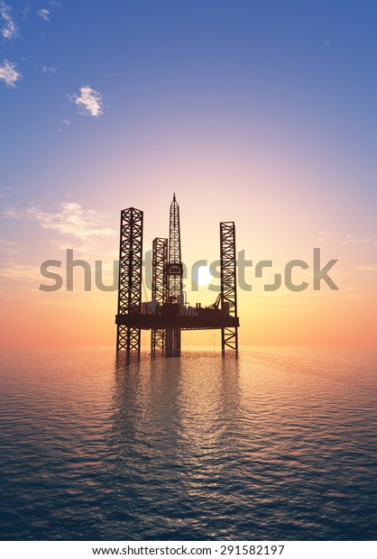 Oil production into the\
sea