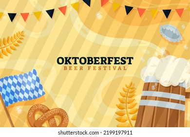 Oktoberfest Beer Festival Background Image 