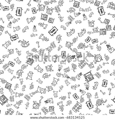 Old age pattern. Pensioner theme.