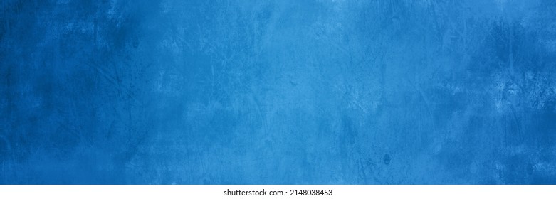 Old Blue Paper Background With Texture, Old Distressed Metal Grunge Textured Design In Gray Colors, Dark And Light Blue Vintage Metal Banner Or Backdrop With No People