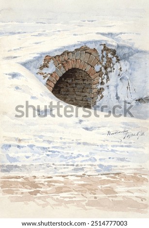 Similar – Image, Stock Photo Winter at the bunker