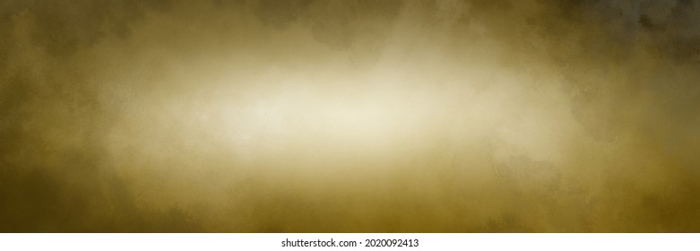 Old brown and beige background texture and vignette border design, soft spotlight center of white on dark brown border, blank website header or elegant studio backdrop in old vintage style sepia tone