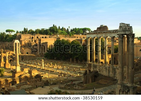 Römisches Forum in Rom, Italien