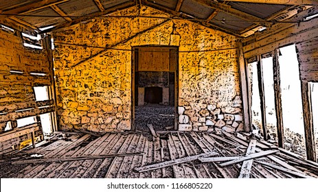 old dilapidated building