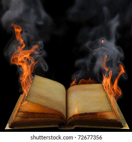 Stack Books Burning Stock Photo 1176034375 | Shutterstock