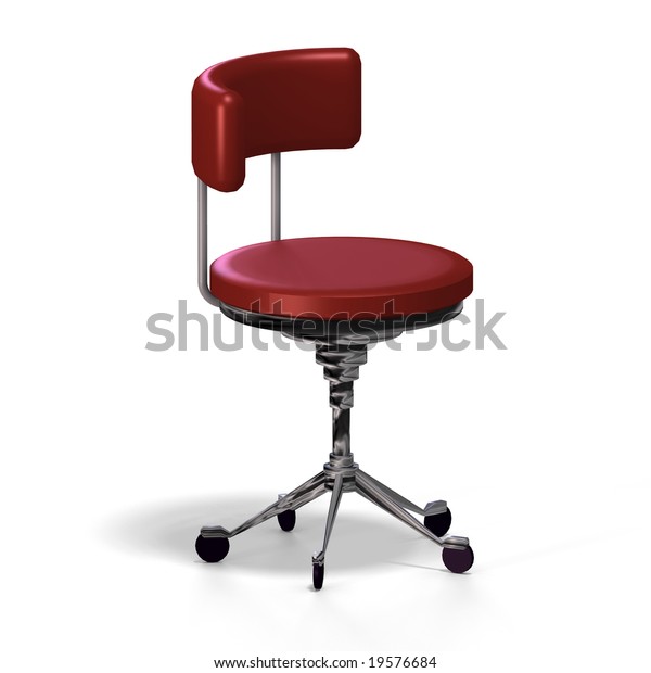 Old Fashioned Office Chair Medical Practise Stock Illustration