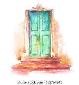 Imagenes Fotos De Stock Y Vectores Sobre Watercolor Door