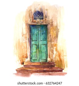 Imagenes Fotos De Stock Y Vectores Sobre Watercolor Door