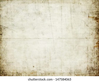 Old Grunge Blank Paper Background Stock Illustration