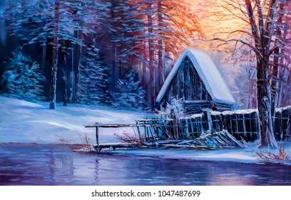 Sketch House Winter Images Stock Photos Vectors Shutterstock