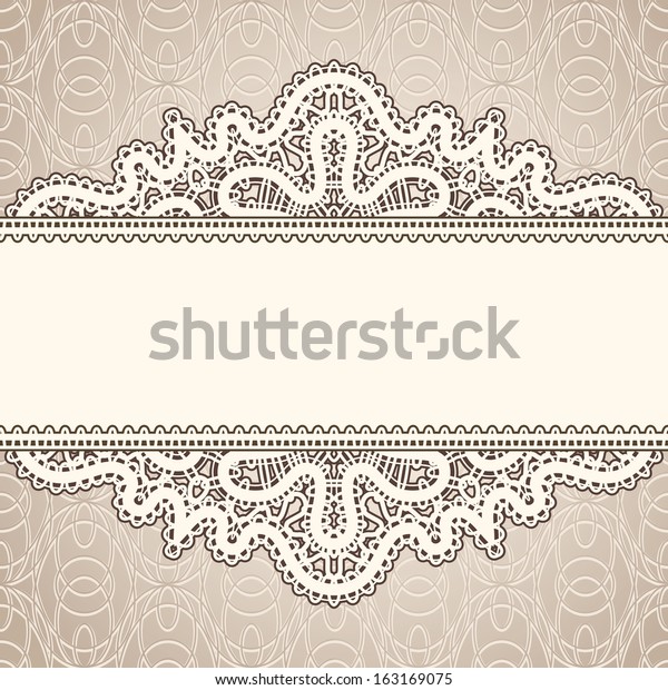 Old lace, vintage ornamental background,\
raster illustration