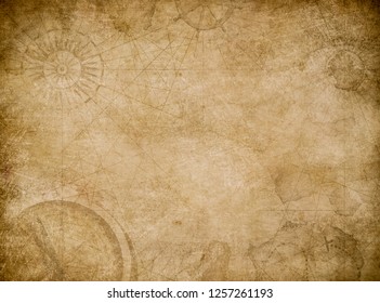 Old Map Abstract Vintage Background