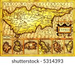 old map of cyprus