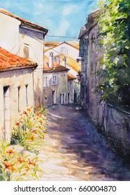 6,635 Watercolor street scene Images, Stock Photos & Vectors | Shutterstock