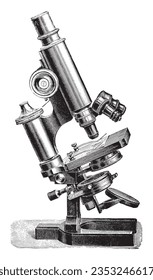 Old microscope  