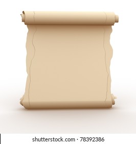 Old paper sheet - This is a 3d render illustration