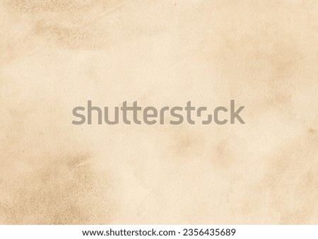Old paper texture background, Pale brown paper vintage with stains in sepia tone