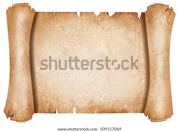 Old Parchment Paper Scroll Stock Illustration 109157069