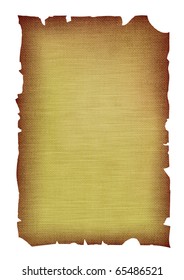 Old Parchment Ragged Charred Edges Stock Illustration 65486521