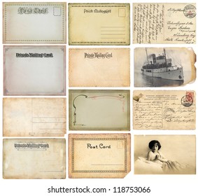 Old postcards set