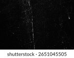 Old Rough Dirty Black Scratch Dust Grunge Black Distressed Noise Grain Overlay Texture Background. Dusty scratched grunge creative messy design effect for photo edit.