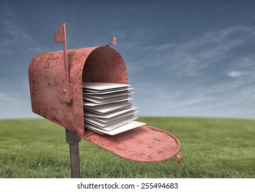 Old Rusty Mailbox
