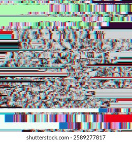 Old tv no signal glitch effect