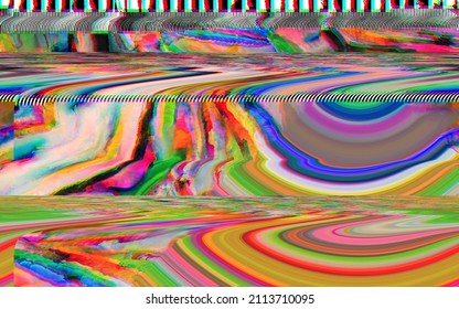 Old TV screen error. Digital pixel noise abstract design. Photo glitch. The TV signal is not working. Technical problems grunge wallpaper. Data decomposition. Monitoring a technical problem.