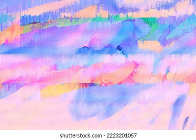 Old TV screen error. Digital pixel noise abstract design. Photo glitch. The TV signal is not working. Technical problems grunge wallpaper. Data decomposition. Monitoring a technical problem.