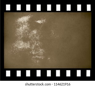 Old vintage filmstrip background with space for your text or image