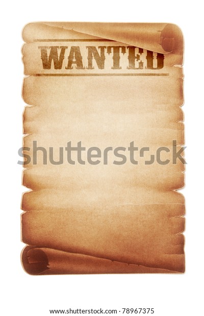 Old Western Wanted Sign Stock Illustration 78967375 | Shutterstock