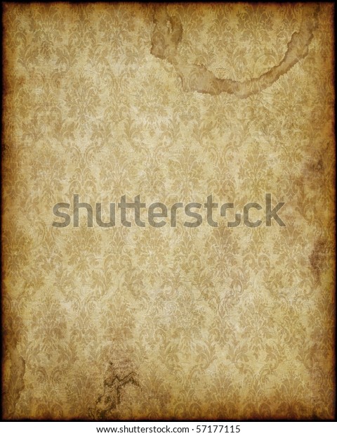 Old Worn Parchment Paper Background Texture Stock Illustration 57177115