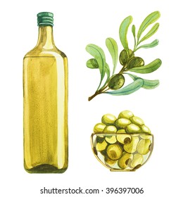 Olive Oil Watercolor