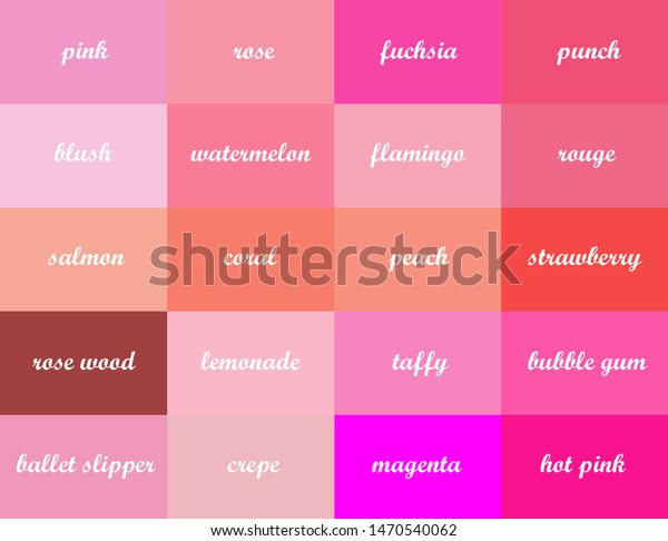 blush color names