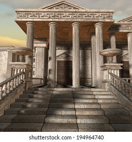 Olympia - A greek fantasy background
