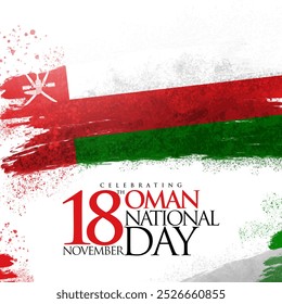 Oman National Day 18th November Illustration. - Powered by Shutterstock