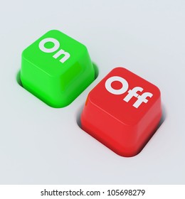 On Off Push Button Switch Stock Illustration 105698300