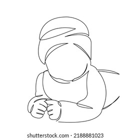 One Continuous Single Drawing Line Art Stock Illustration 2188881023 ...