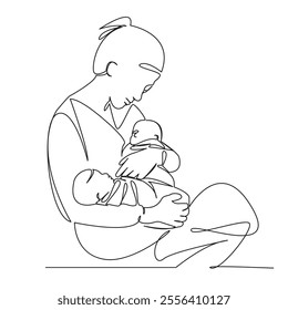 One continuous single drawing