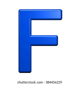 One Letter Blue Alphabet Set Isolated Stock Illustration 384456229 ...