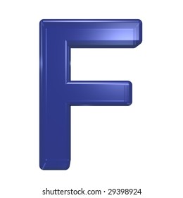 One Letter Shiny Blue Alphabet Set Stock Illustration 342546833 ...