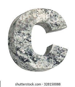 One Letter Granite Alphabet Set Isolated Stock Illustration 328150088 ...