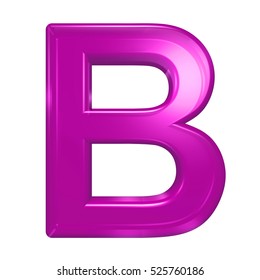 One Letter Shiny Pink Alphabet Set Stock Illustration 342558812